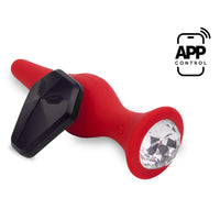 פלאג אנאלי קריסטל רוטט & שלט ואפליקציה | App Powered Crystal Vibrating Anal Plug
