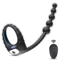 טבעת רטט עם מענג אנאלי לגבר | Male Anal Pleasure Vibrating Ring