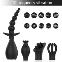 סט הנאה 5 חלקים & 10 מצבי רטט | Pleasure 5 Pieces Set